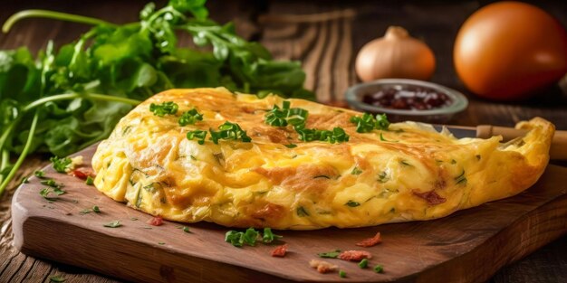 Traditional Spanish cuisine Omelette