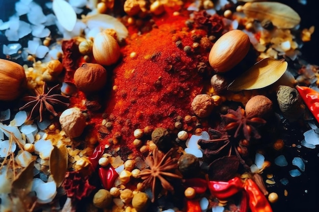 Photo traditional spices