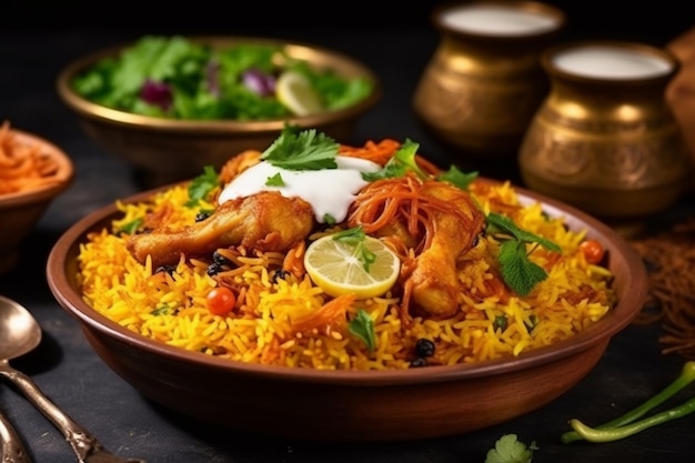 Traditional and spicy Bombay Biryani A musttry dish for Indian food lovers