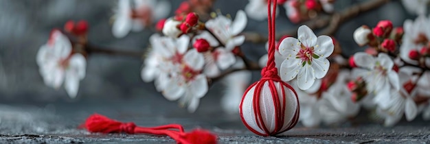 Traditional spring holiday in Romania Martisor concepts