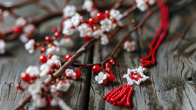 Traditional spring holiday in Romania Martisor concepts