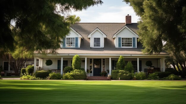 Traditional style farmhouse building