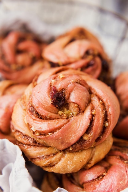 Traditional Swedish cardamom sweet buns