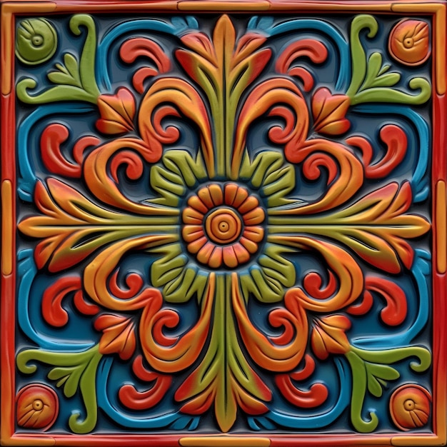 Traditional tile designs and tile decoration