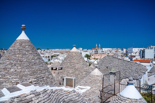 Traditional trulli houses in Alberobello, province Bari, region Puglia, Italy. Beautiful Italy, Bari region.