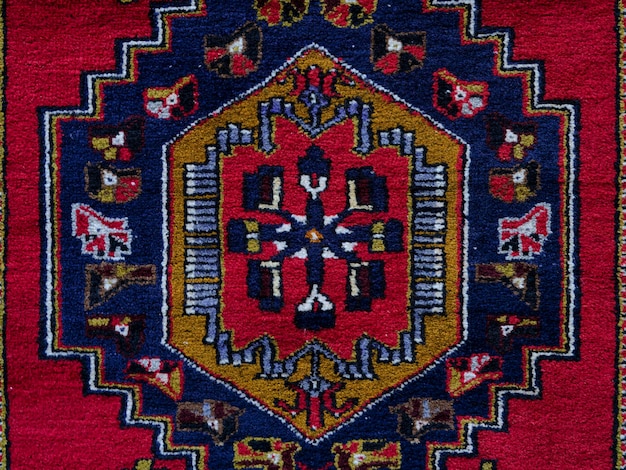 Traditional Turkish Carpet In A Store