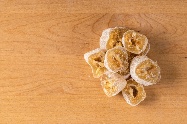 Traditional Turkish Delight with Walnuts