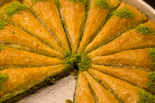 Traditional Turkish desserts various; Delicious dessert  Baklava