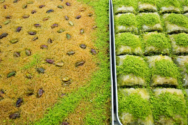 Traditional Turkish desserts various; Delicious dessert  Baklava