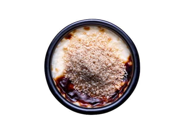 Traditional Turkish milk dessert rice pudding Known as Sutlac