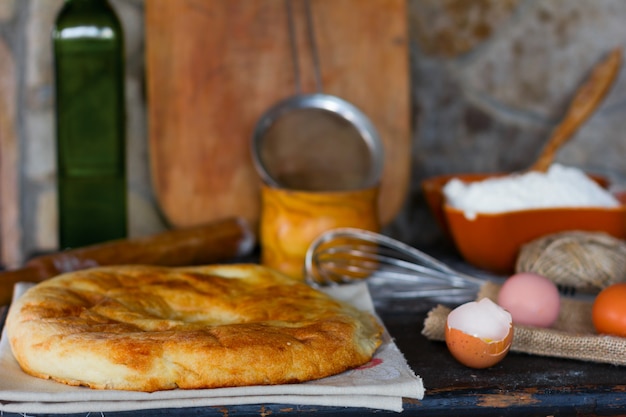 Traditional Turkish pita bread