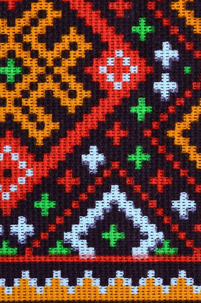 Traditional Ukrainian folk art knitted