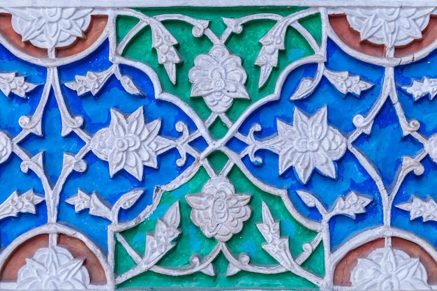 traditional uzbek and arabic style wall ornament