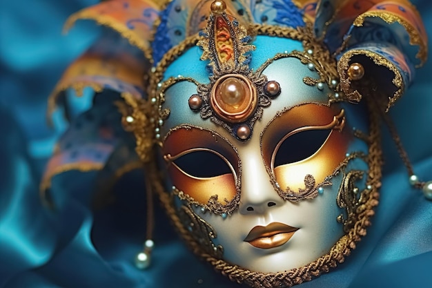 traditional venetian carnival mask Generative Ai