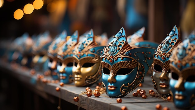 Traditional Venetian masks