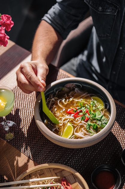Premium Photo | Traditional vietnamese street food