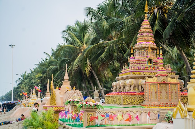 The traditional was established of sand a day flowing Bangsaen