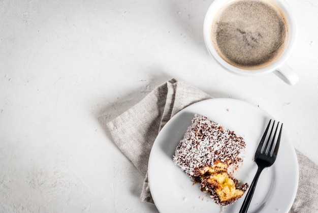 Traditioneel dessert Lamington