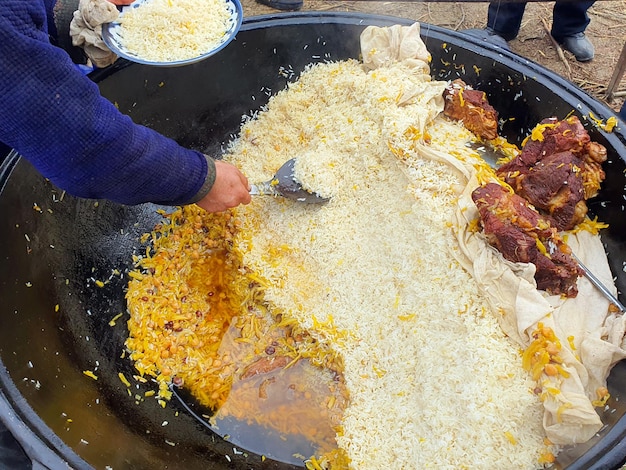 Traditioneel gerecht plov