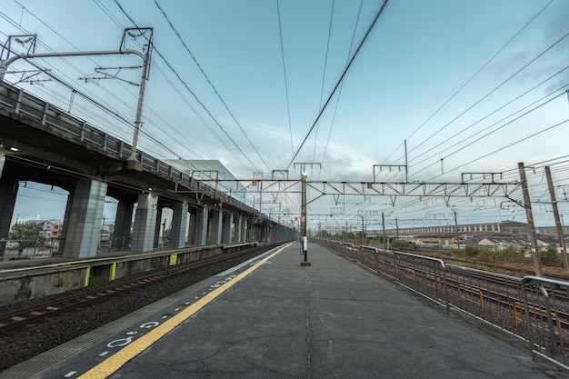 Foto traditioneel japans treinstation