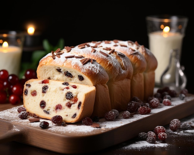 Traditioneel kerstbrood Kersteten