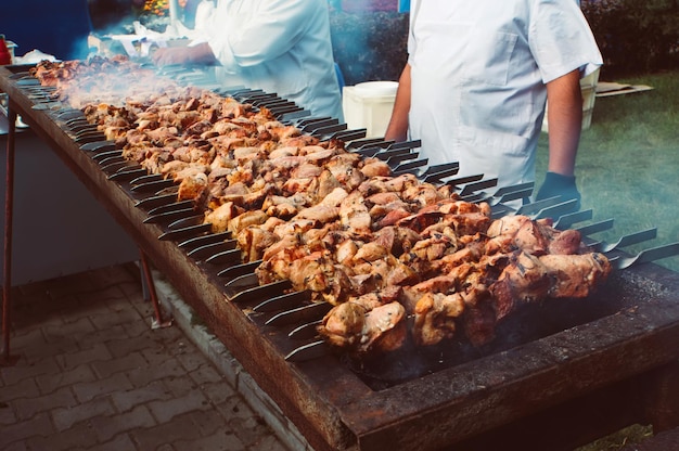 Traditioneel oosters gerecht shish kebab