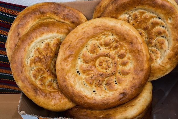 Traditioneel op Turkse wijze gemaakt brood