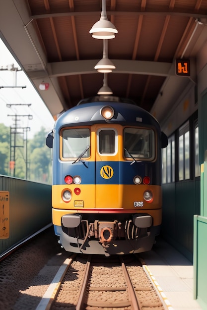 Traditioneel oud treinvervoer reisfotografie achtergrond behang locomotief