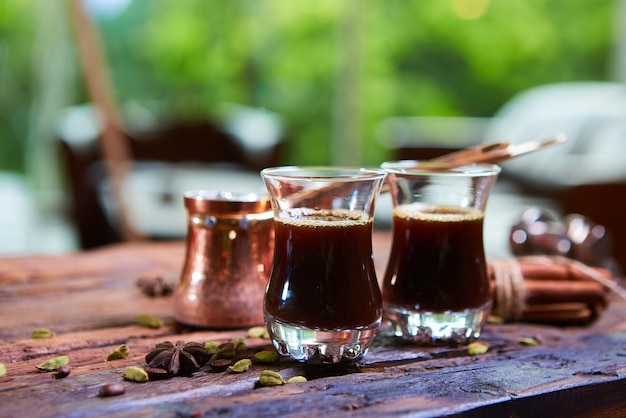 Traditionele Arabische koffie