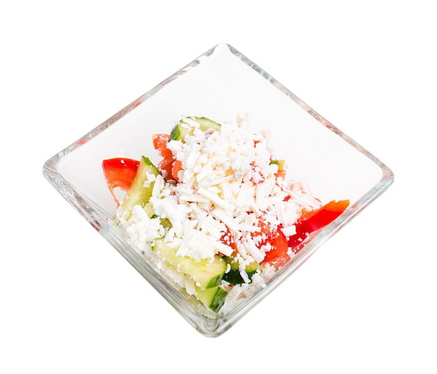 Traditionele bulgaarse salade shopski