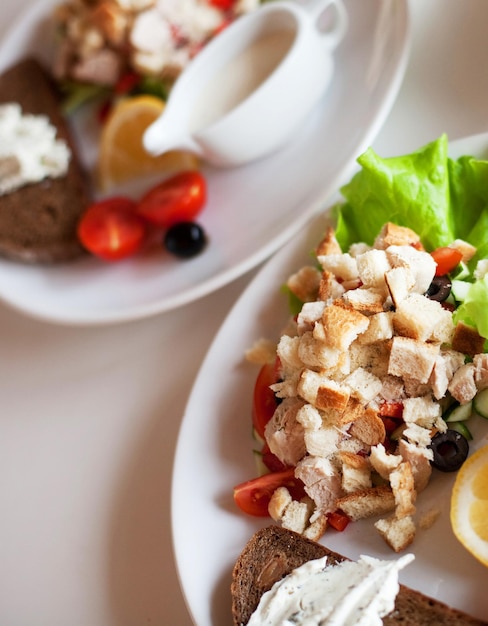 Traditionele Caesarsalade