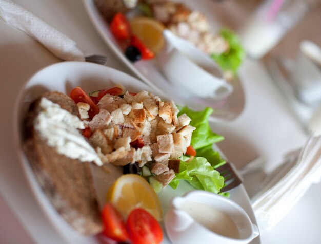 Traditionele caesarsalade