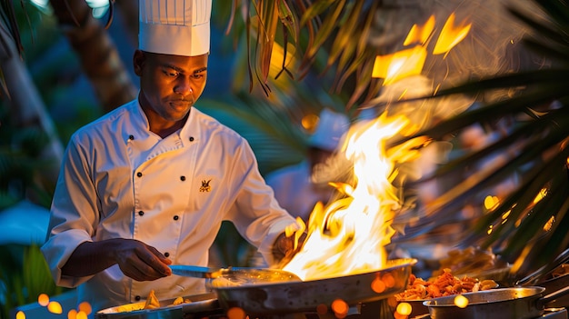 Traditionele en internationale keuken op het carnaval van de Seychellen