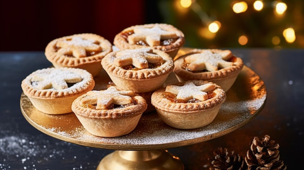 Traditionele Engelse mince pies voor Kerstmis