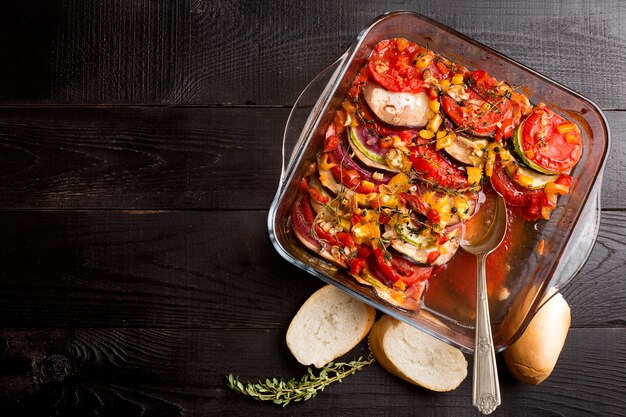 Traditionele Franse ratatouille