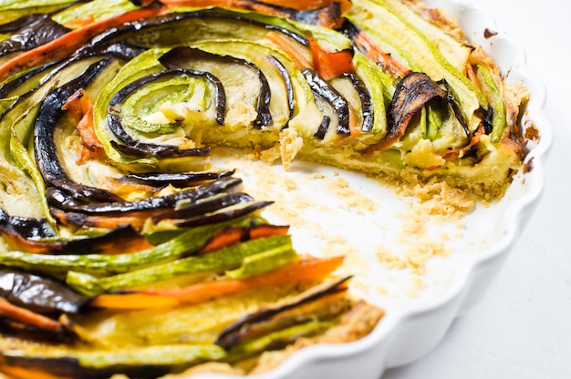 Traditionele Franse ratatouille.