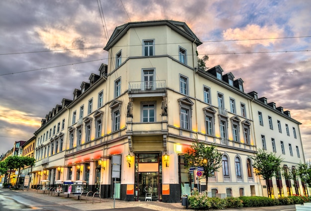 Traditionele huizen in bad homburg vor der hohe dichtbij frankfurt in duitsland