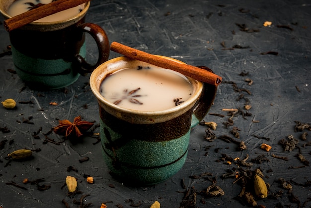 Traditionele Indiase masala chai