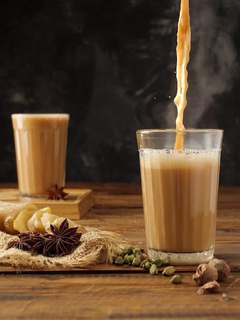 Traditionele Indiase masala chai