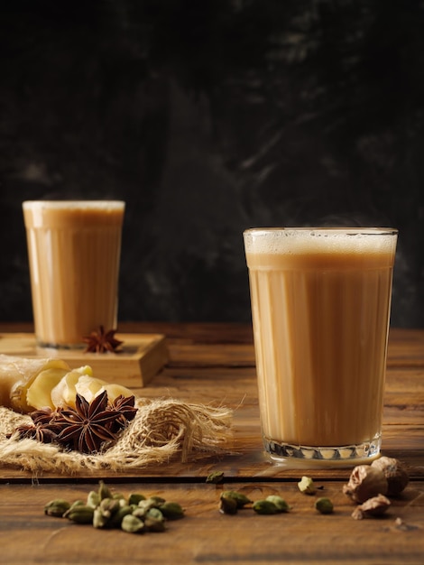 Traditionele indiase masala chai