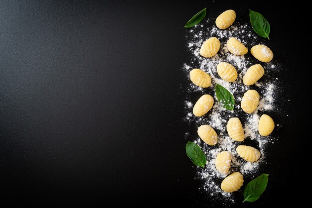 Foto traditionele italiaanse gnocchi