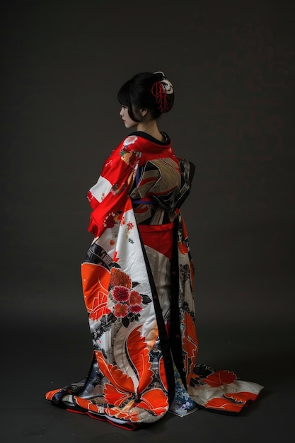 Traditionele Japanse cultuur door de kunst van het dragen van kimono