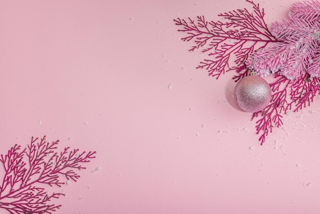 Traditionele Nieuwjaarssamenstelling in roze kleurtonen Feestelijk DE