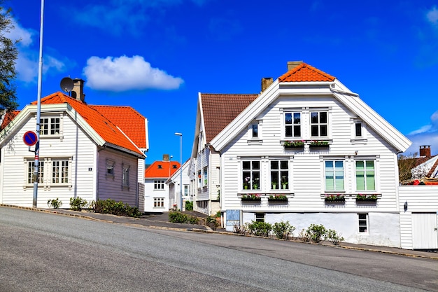 Traditionele Noorse architectuur: een houten huis