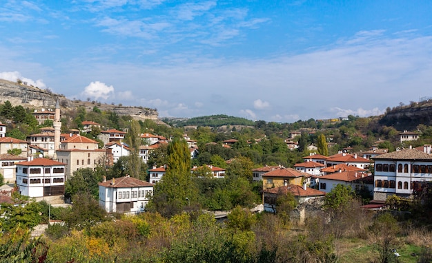 Traditionele ottomaanse huizen in safranbolu, turkije