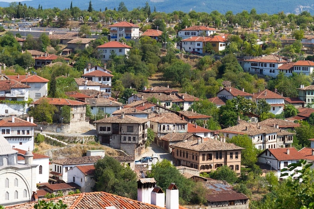 Traditionele Ottomaanse huizen uit Safranbolu, Turkije