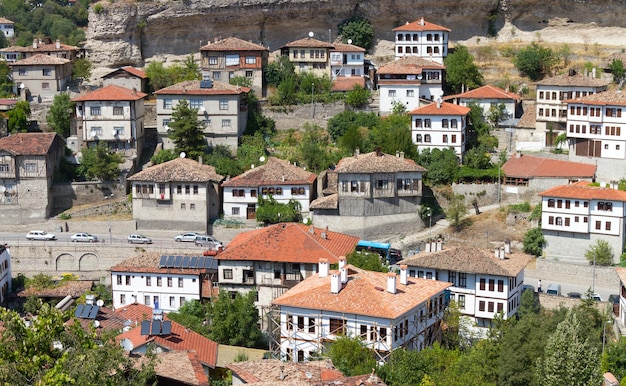 Traditionele Ottomaanse huizen uit Safranbolu, Turkije