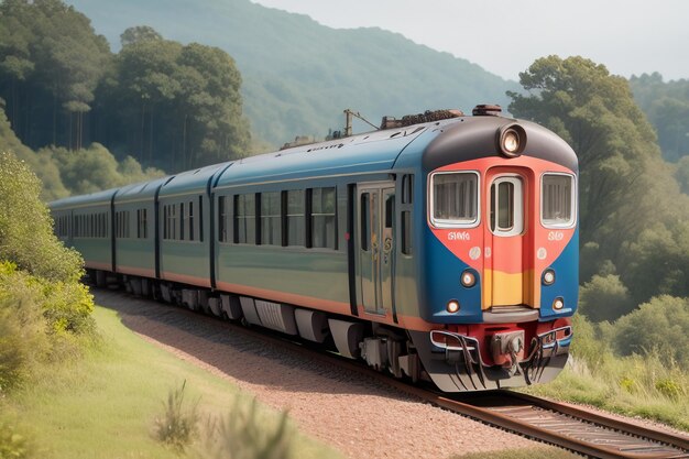 Traditionele oude trein vervoer reizen fotografie achtergrond behang locomotief