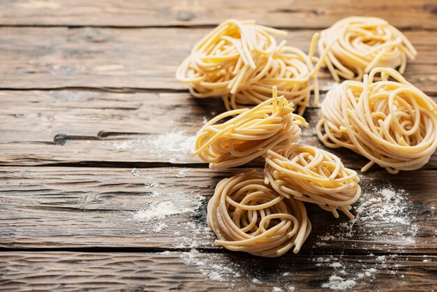 Traditionele pasta Pici van Toscane