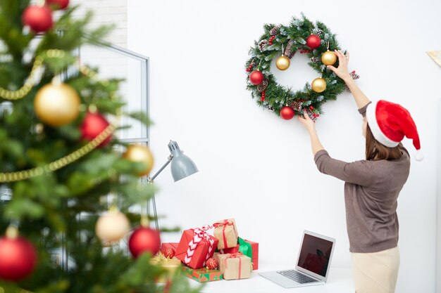 traditionele seizoensgebonden giftbox werkplek bedrijf